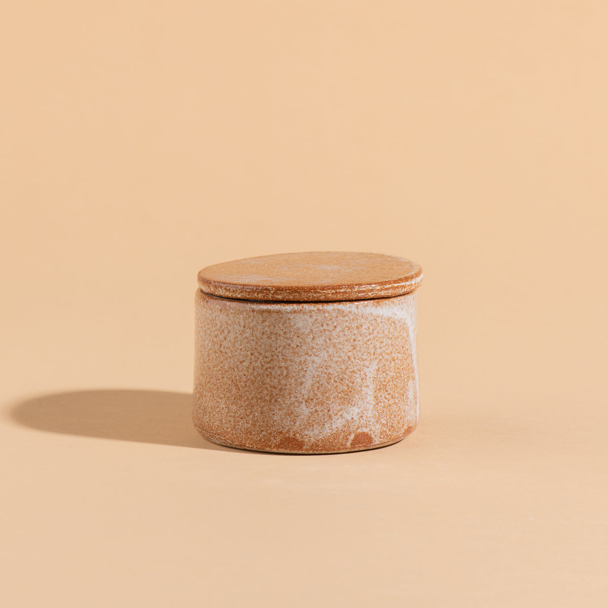 Small Lidded Container (Caramel)