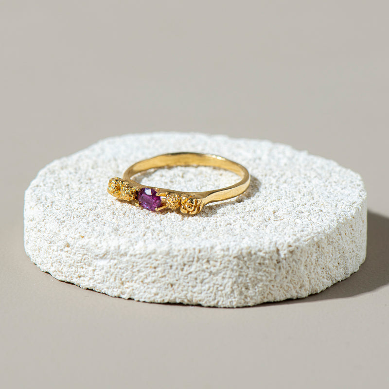 Ruby Wattle Ring