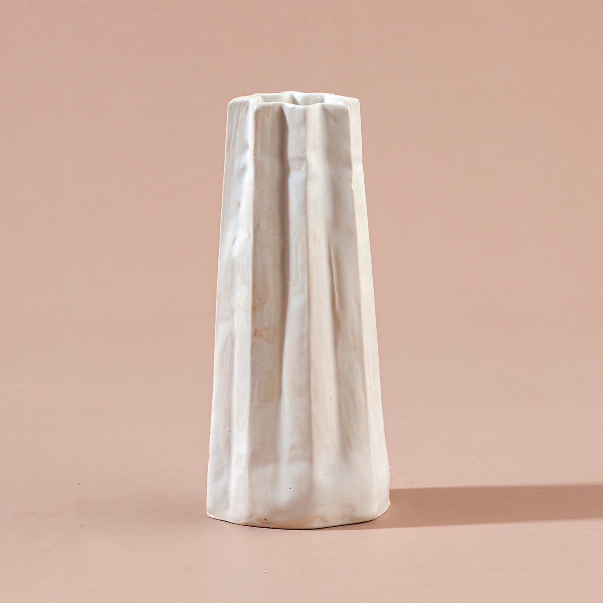 Tall Thin Folded Vase