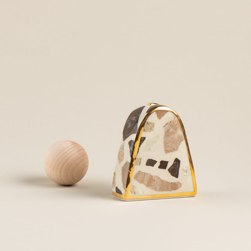 Mountain Stem Vase with Lustre (a)