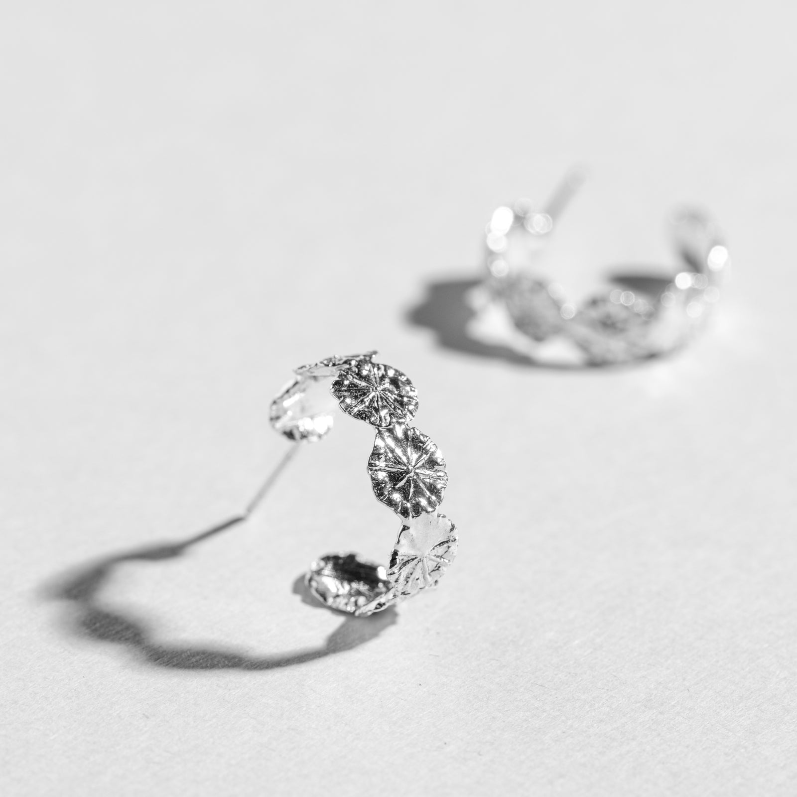 Poppy Hoops (silver)
