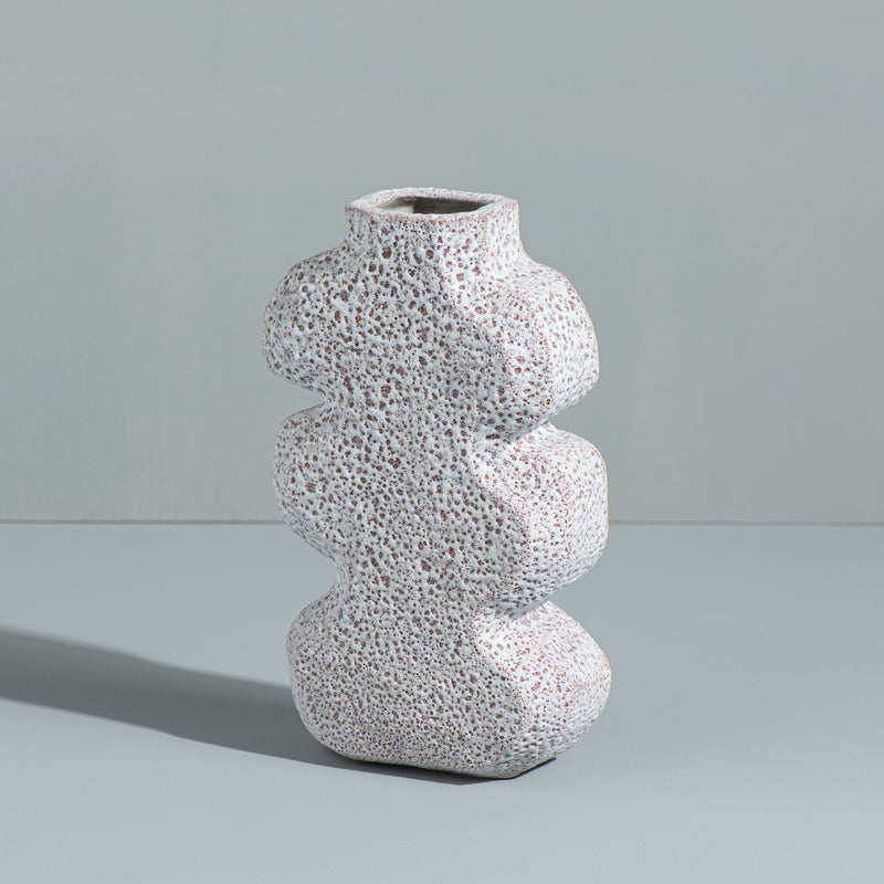 Volcanic Squiggle Vase (pink)