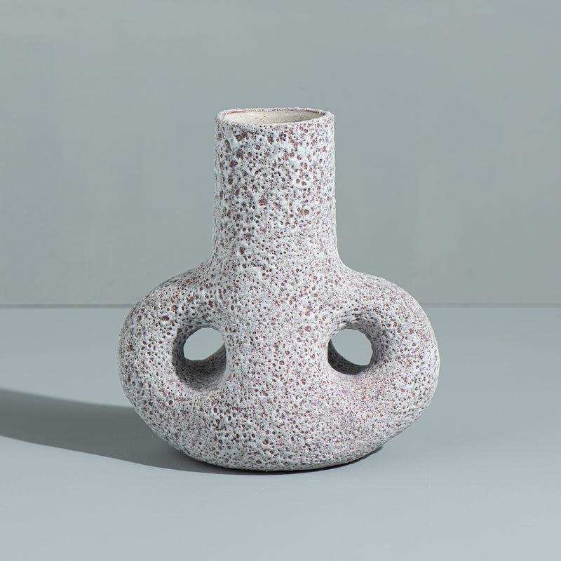Volcanic 'OO' vase (pink)