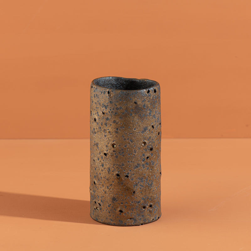 Volcanic Bronze Vase (h)