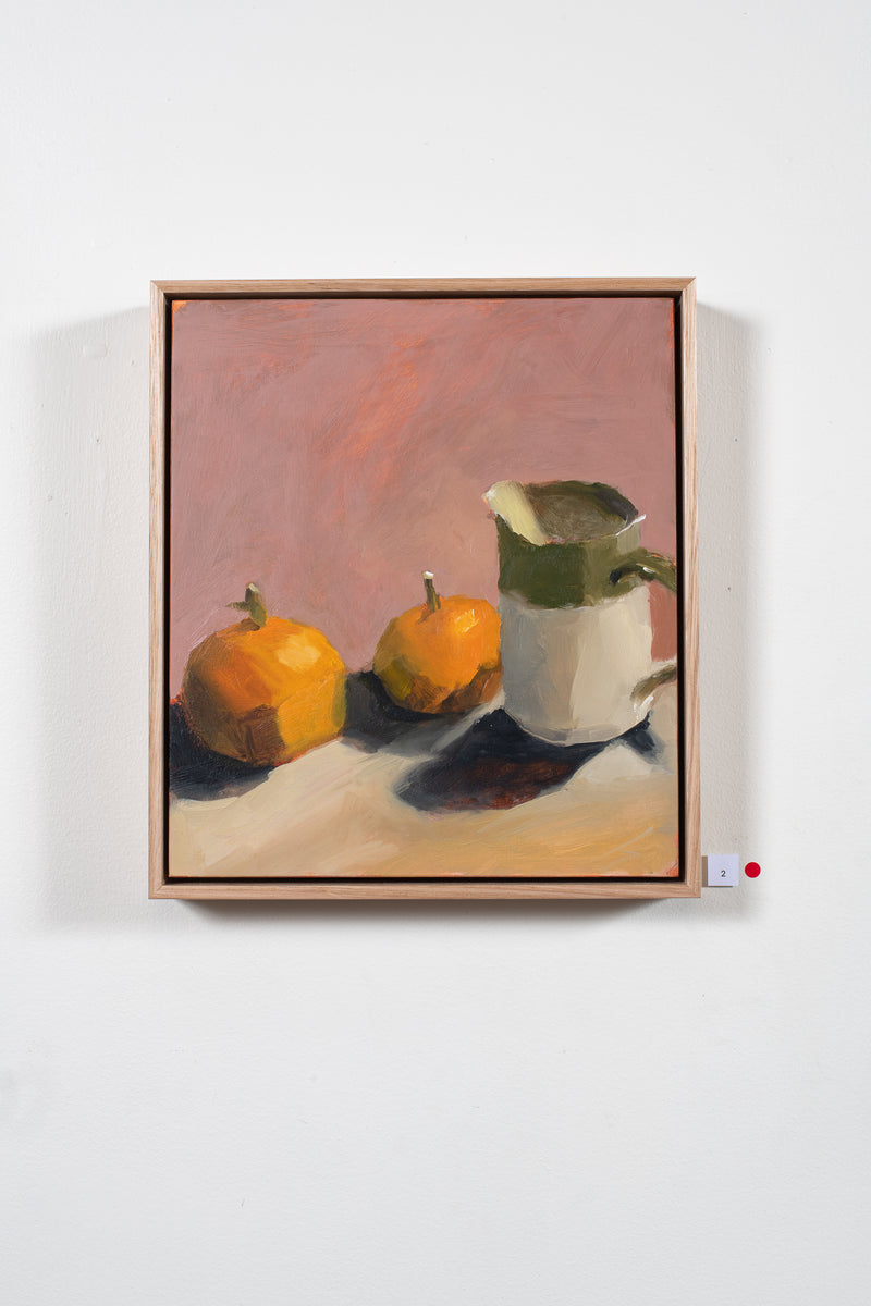 Earthenware Jug and Mandarins
