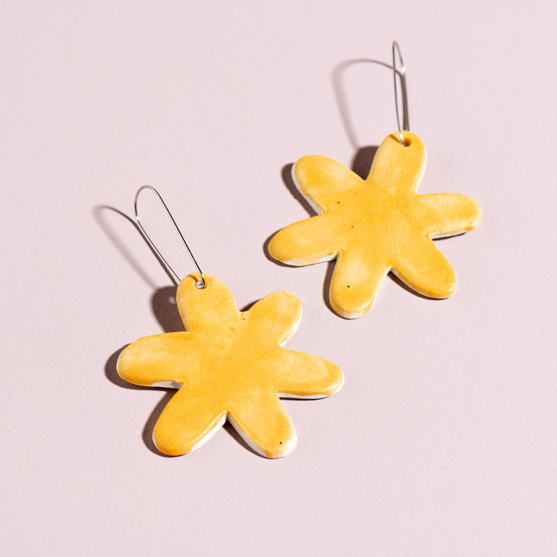 Flowerburst Earrings (Melon)