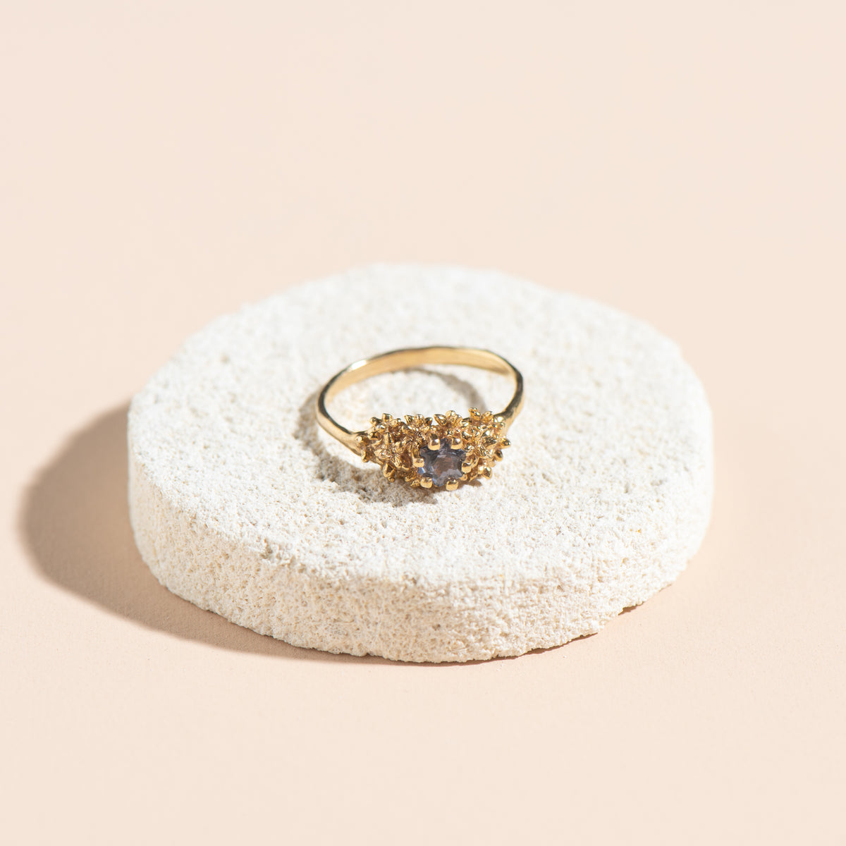 Spur Ring (gold with spinel)