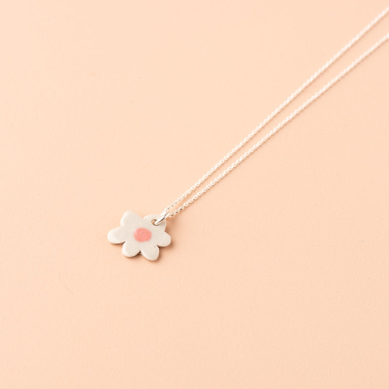 Flower White Necklace - Boom Gallery