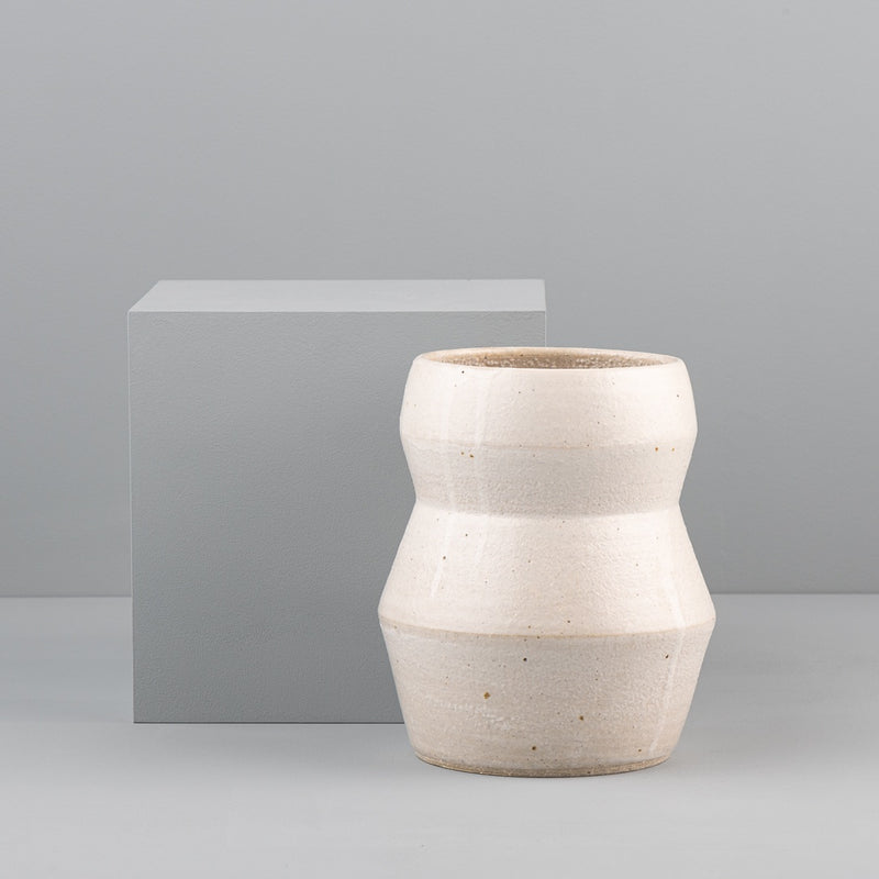 White Textured Vessel - Boom Gallery