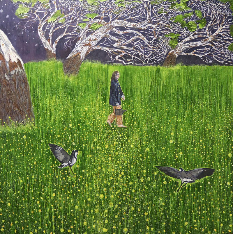 Seeking Asylum (Figures In Murnong Field) - Boom Gallery