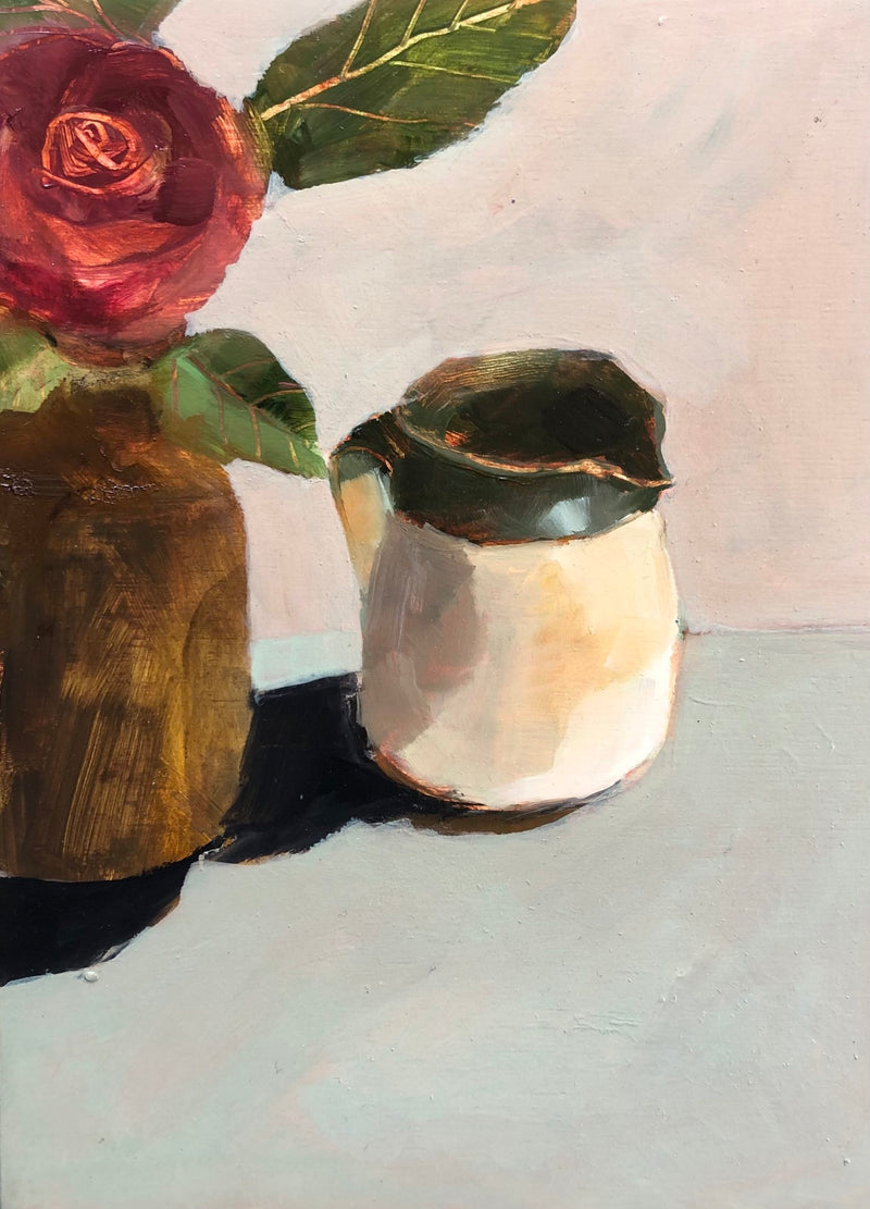 Camellia And Jug