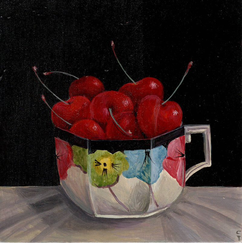 Teacup of Cherries - Boom Gallery