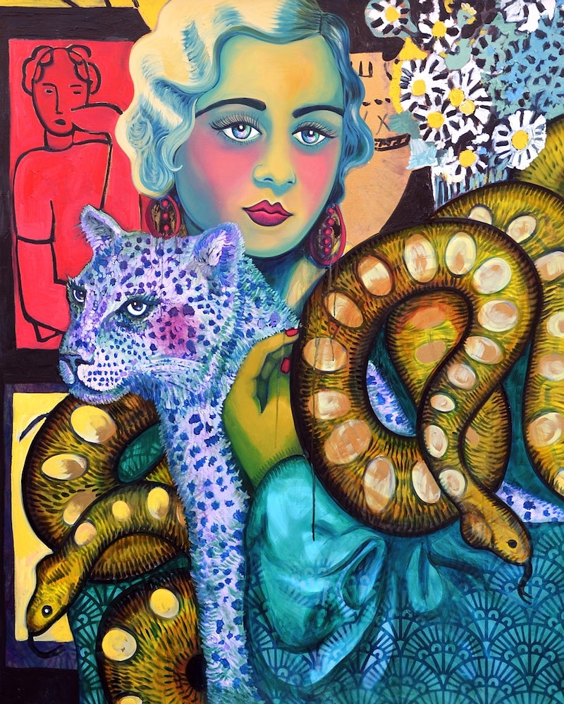 The Blonde Itinerant (Shapeshifter, Snake Charmer and Tiger Tamer) - Boom Gallery