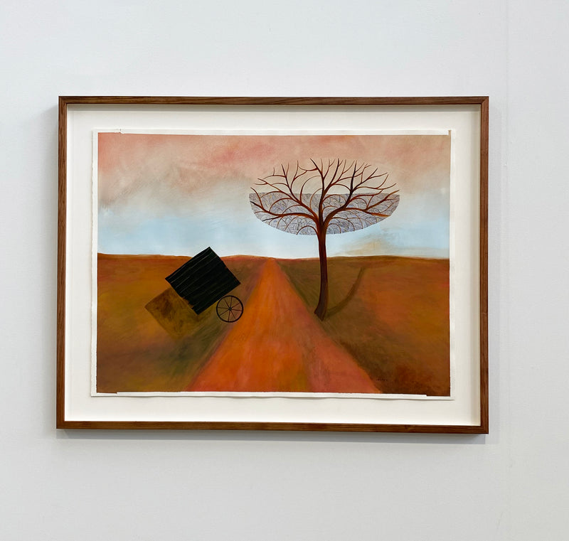 Untitled (Cart and Tree)