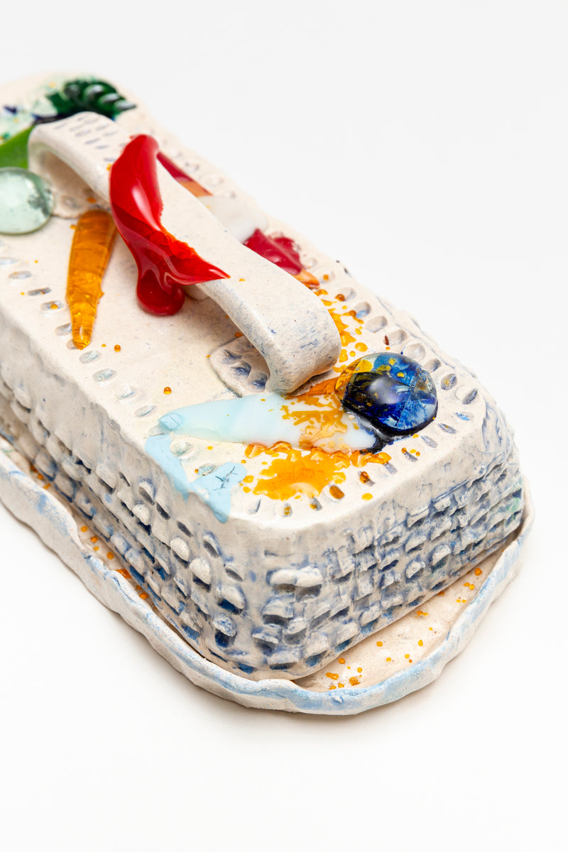 Butter Dish With Sprinkles