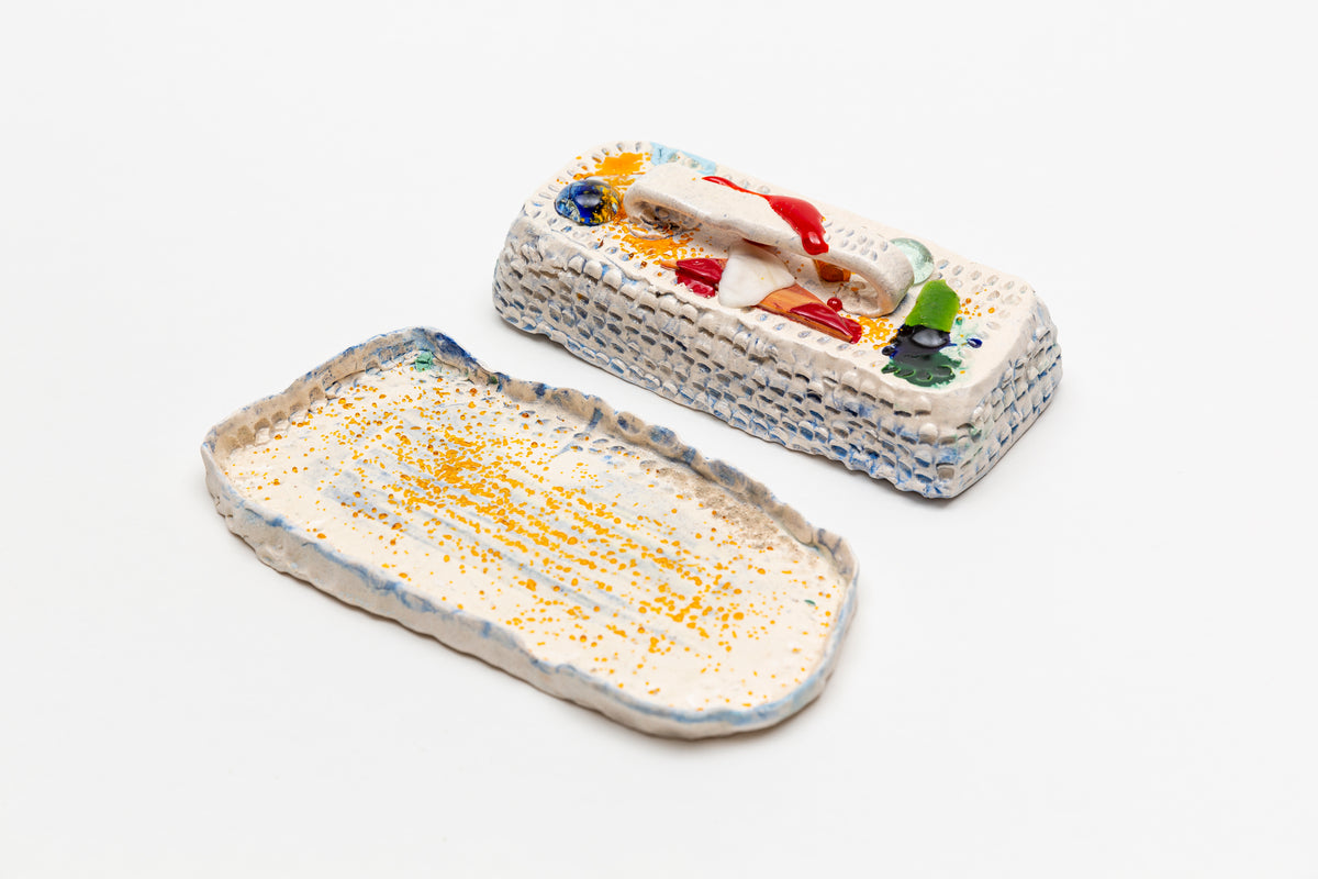Butter Dish With Sprinkles