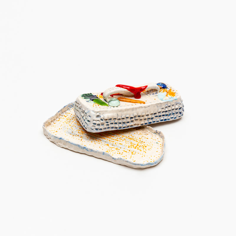 Butter Dish With Sprinkles