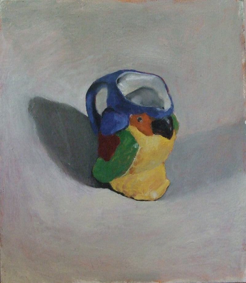 Blue Birdy Jug