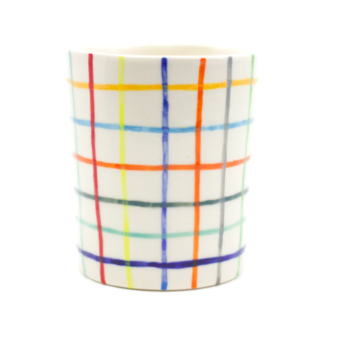 Rainbow Grid Tumbler