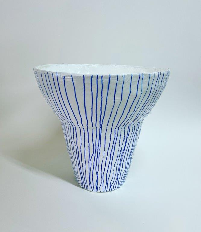 Striped Bowl - Indigo