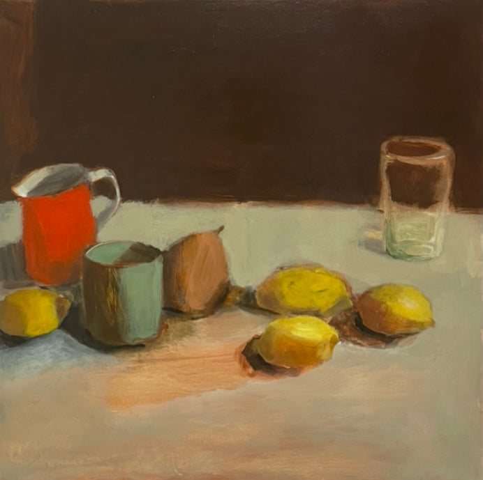 Still Life With Orange Jug and Lemons