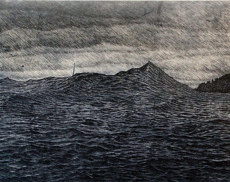 The Wave of Change I (Blue) - Boom Gallery