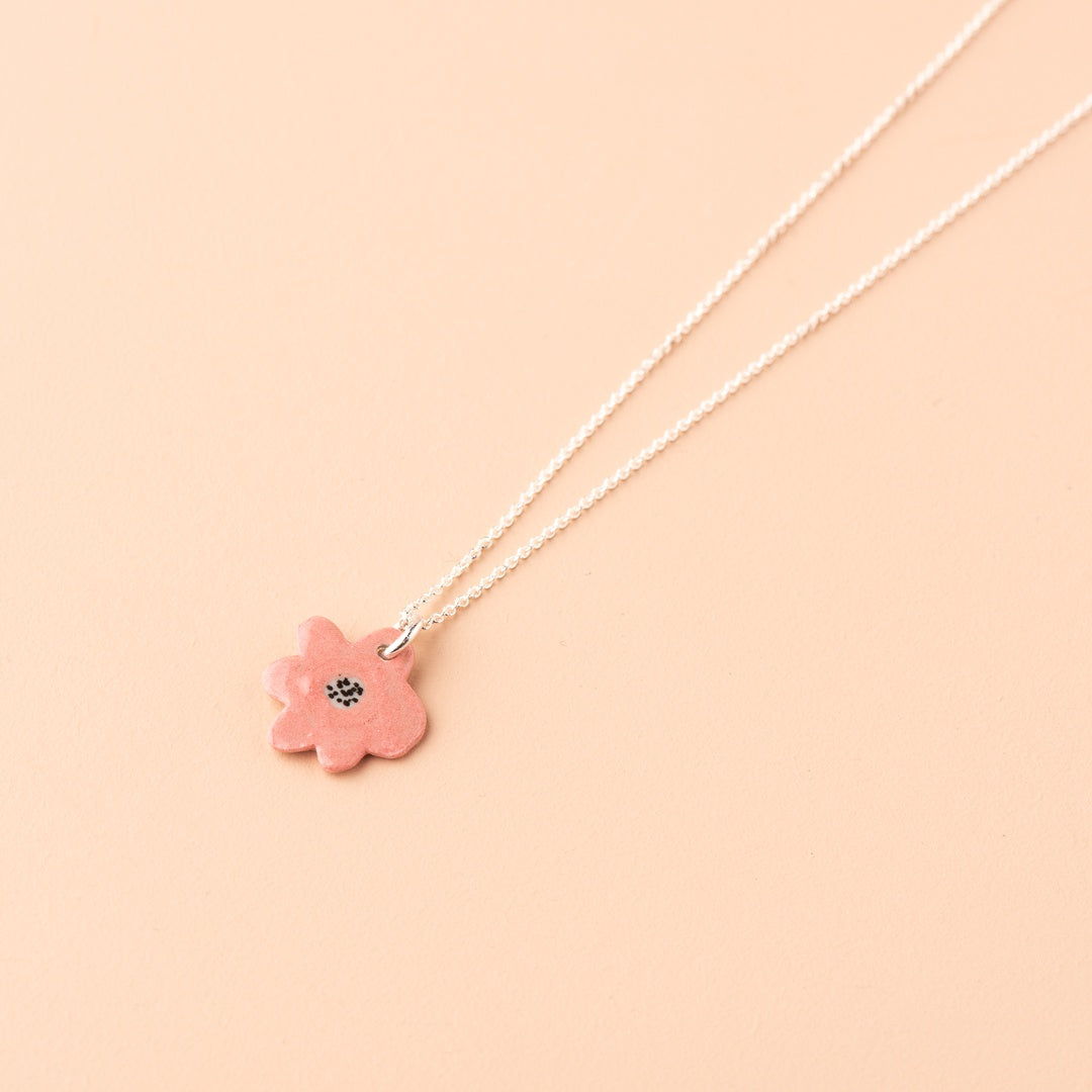 Flower Pink Necklace
