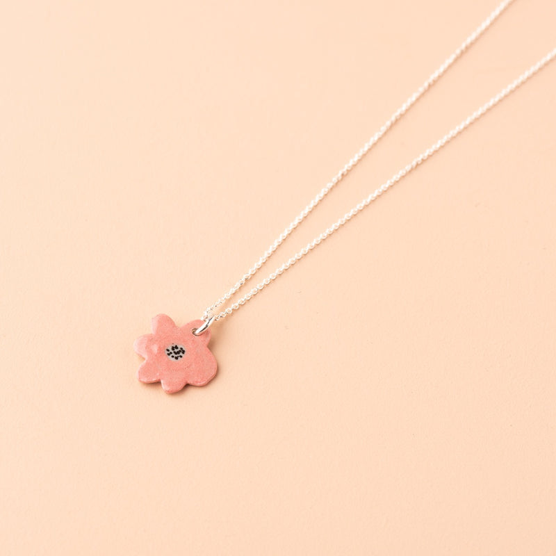 Flower Pink Necklace - Boom Gallery