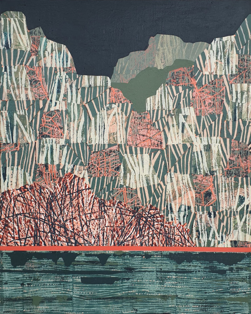 Rugged, Coastal Cliffs at Night