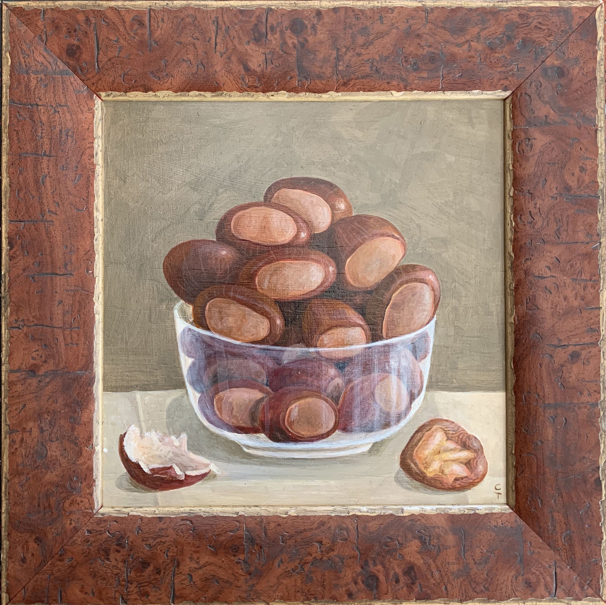 Chestnuts in a Glass Bowl